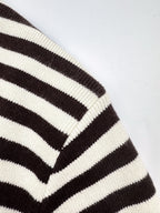 [VIP Exclusive] 2026 New Triangle Brand Striped Embroidered Crew-Neck Jumper (25341-B30)