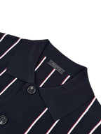 [VIP Exclusive] 2026 New Triangle Brand Striped Embroidered Long-Sleeved Jumper (25318-B95)