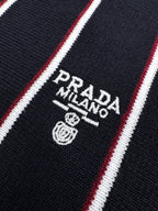 [VIP Exclusive] 2026 New Triangle Brand Striped Embroidered Long-Sleeved Jumper (25318-B95)