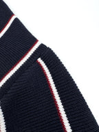 [VIP Exclusive] 2026 New Triangle Brand Striped Embroidered Long-Sleeved Jumper (25318-B95)
