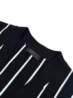 [VIP Exclusive] 2026 New Triangle Brand Striped Embroidered Cardigan (25306-B90)