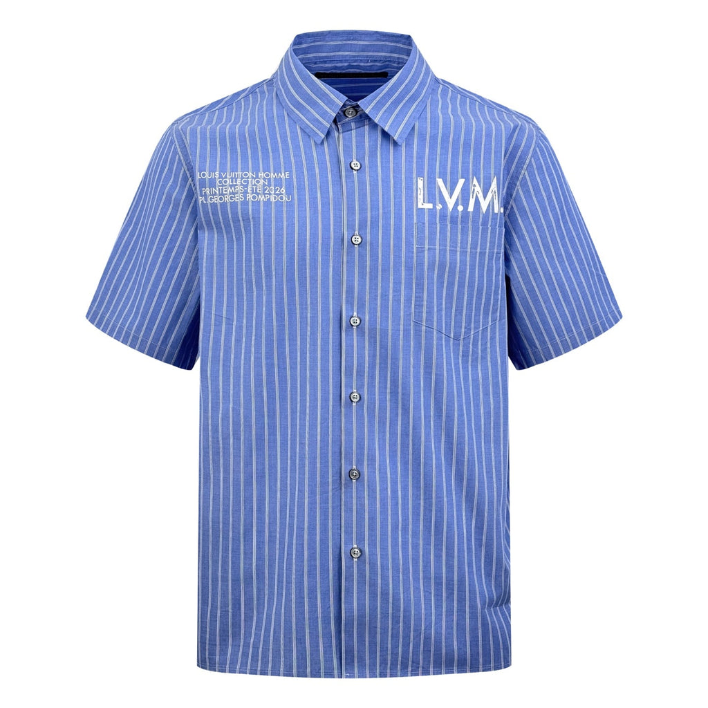 2026 New LY Logo Pocket Short-Sleeve Shirt (BB805-A85)