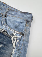 2026 New Acn Optical Illusion Print Dyed Jeans (CC961-C05)