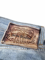 2026 New Acn Optical Illusion Print Dyed Jeans (CC961-C05)