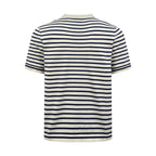 2026 New Triangle Brand Embroidered Striped Short-Sleeved Jumper (CC965-A75)
