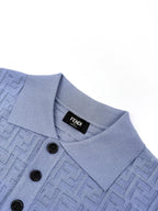 2026 New Arrival FF All-over Print Polo Neck Jumper (AA568-A75)
