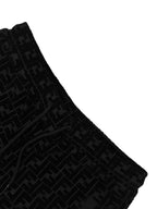 2026 New FF Black Flocked Shorts (30011-A60)