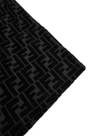 2026 New FF Black Flocked Shorts (30011-A60)