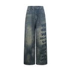[VIP Exclusive] 2026 New Balen Logo Distressed Long Pants (BB769-C05)