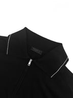 [VIP Exclusive] 2026 New Triangle Brand Zip-Up Sweater with Triangle Logo (CC966-A80)