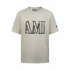 2026 Women’s Heart A Letter Print Box-Fit Short-Sleeved T-Shirt (EE405)