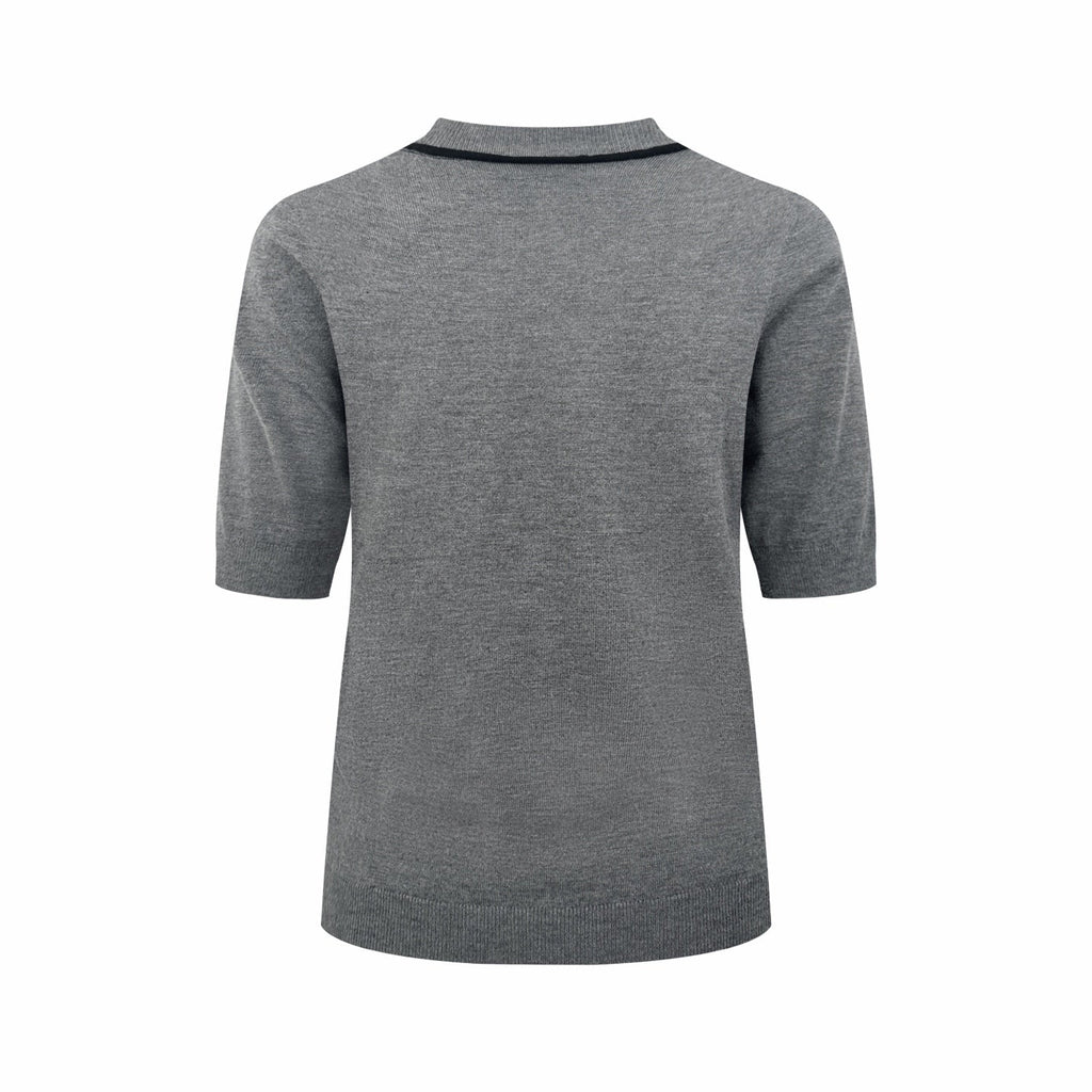 2026 Women’s Way Jacquard Short-Sleeved Jumper (FF712)