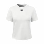 2026 Women’s Ce Logo Embroidered Short-Sleeved T-Shirt (EE401)