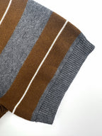2026 Women’s MM Logo Jacquard Striped Jumper  (FF711)