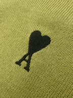 2026 Women’s Heart A Embroidered Polo Neck Knit Top (DD112)