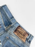 [VIP Exclusive] 2026 New Acn Optical Illusion Print, Dyed and Distressed Denim Shorts (CC967-B45)