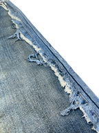 [VIP Exclusive] 2026 New Acn Optical Illusion Print, Dyed and Distressed Denim Shorts (CC967-B45)