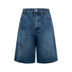 2026 New CH Cross Logo Denim Shorts (BB816-B15)
