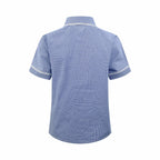 2026 Women’s MM Logo Check Short-Sleeved Shirt (FF723)
