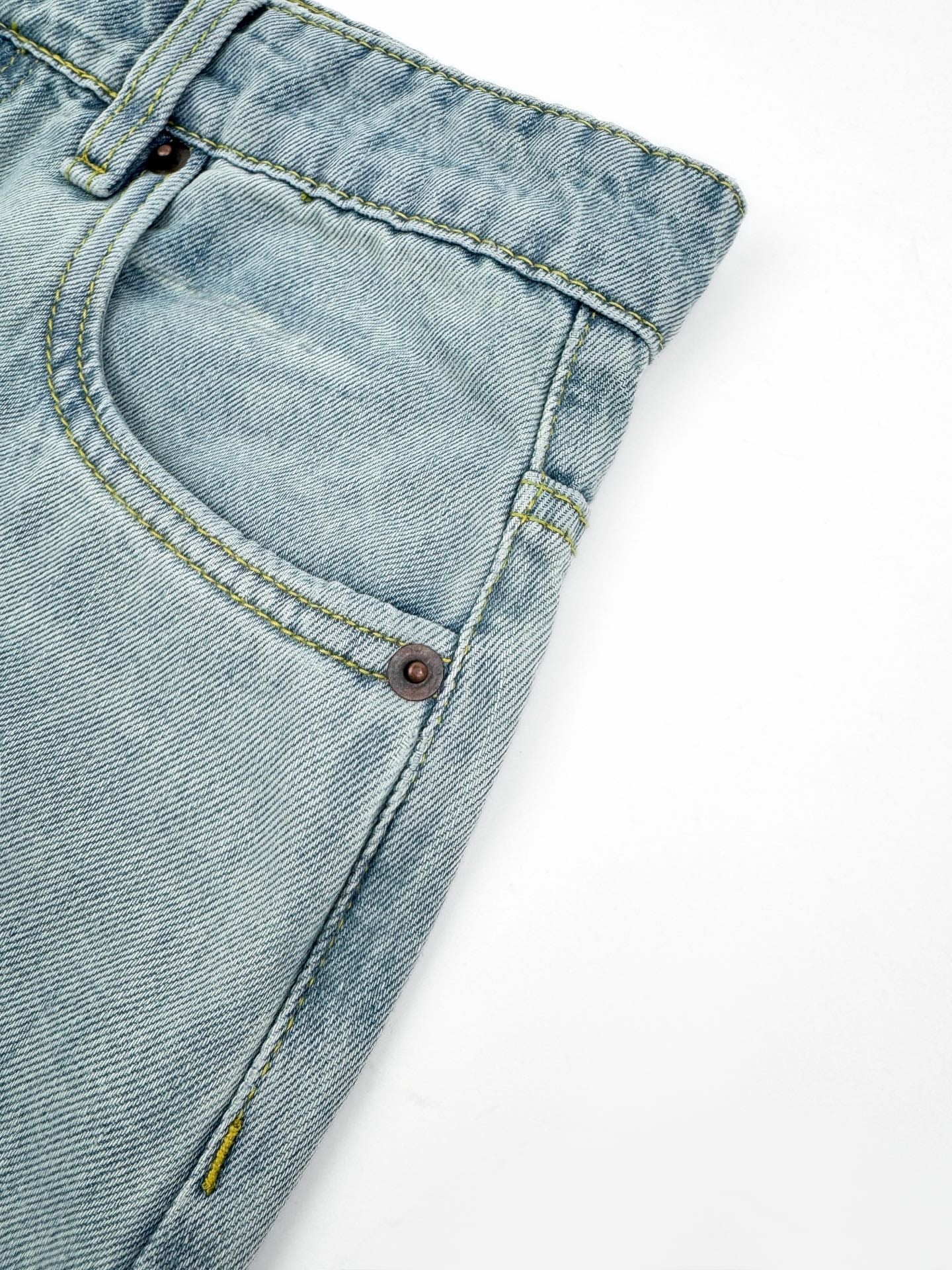 2026 Women’s MM Embroidered Logo Jeans  (EE410)