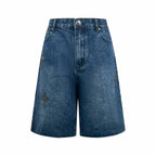2026 Women’s CH Cross Logo Denim Shorts (EE407)