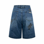 2026 Women’s CH Cross Logo Denim Shorts (EE407)