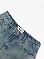 2026 Women’s Way Embroidered Leather-Tagged Jeans (EE414)