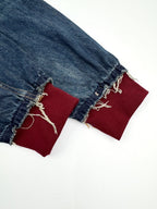 [VIP Exclusive] 2026 New Balen Embroidered Denim Hooded Jacket (25337-C30)
