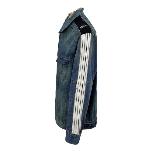 2026 New Balen CUT-UP Denim Jacket (MM078-C40)