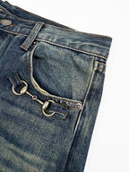 [VIP Exclusive] 2026 New GU Horsebit Jeans (CC976-B60)