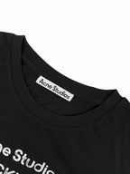 2026 Women’s Acn Short-Sleeved T-Shirt with Screen-Printed Distressed Logo (FF731)