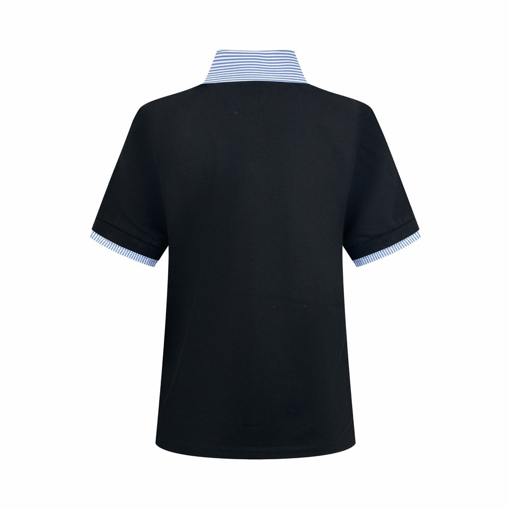 2026 Women’s MM Colour-Blocked Collared Polo Shirt (FF713)