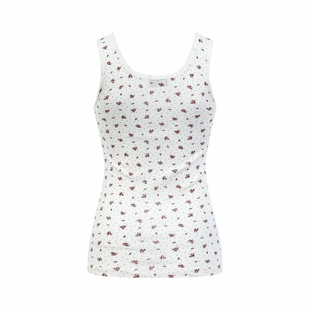 2026 Women’s MM Floral Logo Tank Top (FF744)