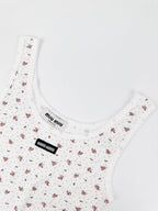 2026 Women’s MM Floral Logo Tank Top (FF744)