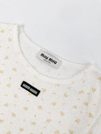 2026 Women’s MM Floral Short-Sleeved T-Shirt (FF745)