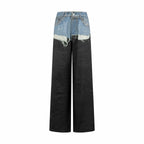 2026 Women's Acn Optical Illusion Striped Dyed Jeans (FF715)