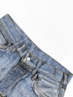 2026 Women's Acn Optical Illusion Striped Dyed Jeans (FF715)