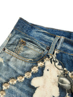 2026 New Acn Optical Illusion Print Distressed Denim Trousers (BB851-C05)