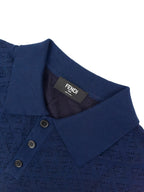 [VIP Exclusive] 2026 New Arrival FF Jacquard Polo Neck Knit Jumper (AA622-A75)