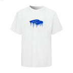 [VIP Exclusive] 2026 New Balen Embroidered Graffiti Short-Sleeved T-Shirt (AA587-A15)