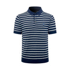 [VIP Exclusive] 2026 New RL Embroidered Stripe Polo Neck Knit (CC985-A80)