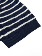 [VIP Exclusive] 2026 New RL Embroidered Stripe Polo Neck Knit (CC985-A80)