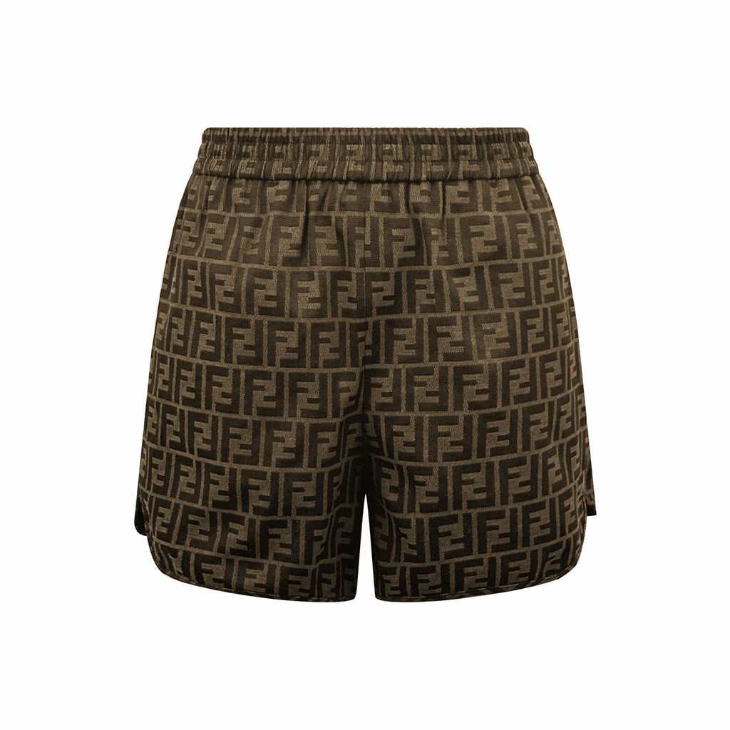 2026 Women’s FF All-over Print Casual Shorts (DD134)