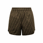 2026 Women’s FF All-over Print Casual Shorts (DD134)