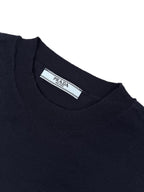 [VIP Exclusive] 2026 New Triangle Brand Logo Embroidered Short-Sleeved Jumper (AA619-A50)
