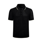 2026 New Triangle Brand Logo Mesh Polo Neck Knit Top (CC983-A75)