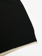 2026 New Triangle Brand Logo Mesh Polo Neck Knit Top (CC983-A75)