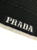 2026 New Triangle Brand Logo Mesh Polo Neck Knit Top (CC983-A75)