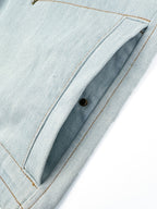 [VIP Exclusive] 2026 New Arrival: LY Embroidered Denim Shorts (BB839-A80)