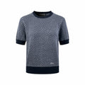 2026 Women’s CD Jacquard Embroidered Short-Sleeved Jumper (DD110)